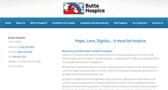 Desktop Screenshot of buttehospice.com